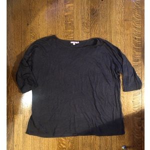 Calypso oversized linen top